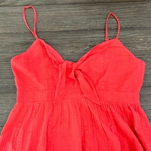 Loft Coral Red Tank Top | Size S